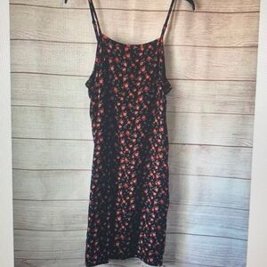 Floral dress adjustable